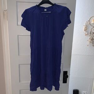 Old Navy Deep Blue Midi Dress